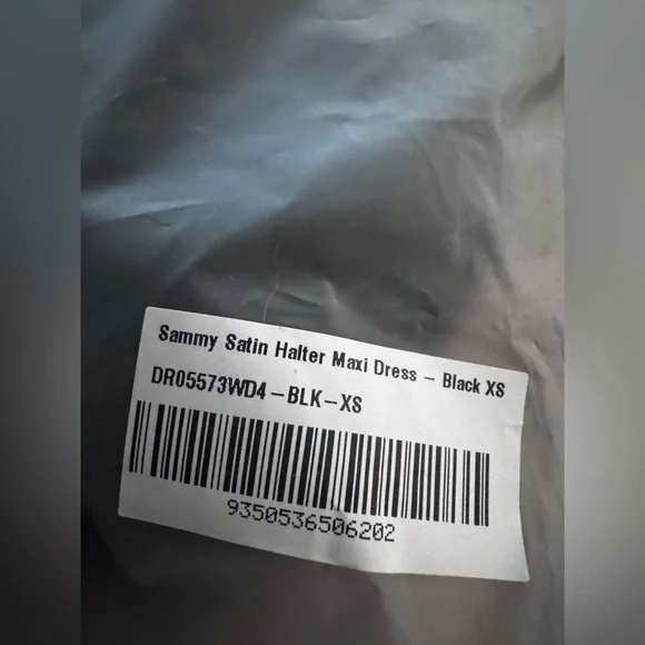 Meshki Black Sleeveless Halter Gown - Wedding Guest / Bridesmaid - Picture 5 of 7